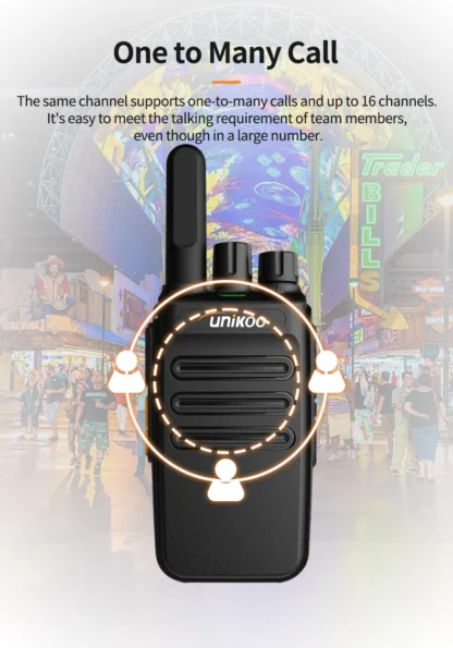 Unikoo UK235 Walkie Talkie 2 pcs Portable Handheld Radio Wireless Set Two Way Radio Station Comunicador Transceiver - Image 11