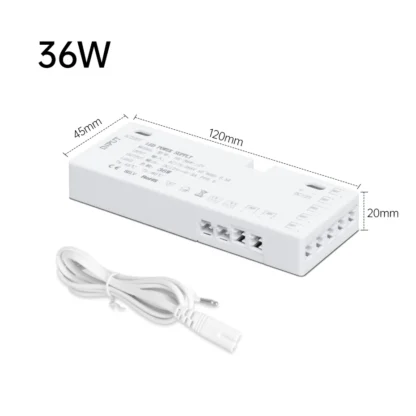 24W-200W LED Cabinet Light Transformer Power Supply AC220V to DC12V/24V with 7/9/10x DuPont Ports for Integrated Lighting - Image 11