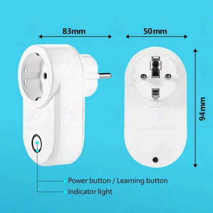 Wireless Remote Control Socket 220V 110V EU FR Smart Plug,50m Control Range,Power Outlet 15A for Home Appliance Light Fan - Image 15