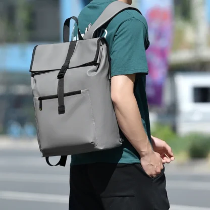 Men's Convenient Hiking Backpack 2025 Business Leisure Travel Computer Bag Backpack Commuting Backpack - Image 5