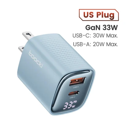 Toocki 33W GaN USB C Charger Digital Display Fast Charging Type C Charger for iPhone 15 14 13 12 Samsung Galaxy S23 S22 Xiaomi - Image 16