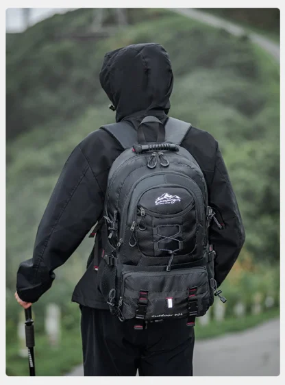 Travel backpack 40L waterproof lightweight outdoor hiking, men's and women's camping backpack - Image 20