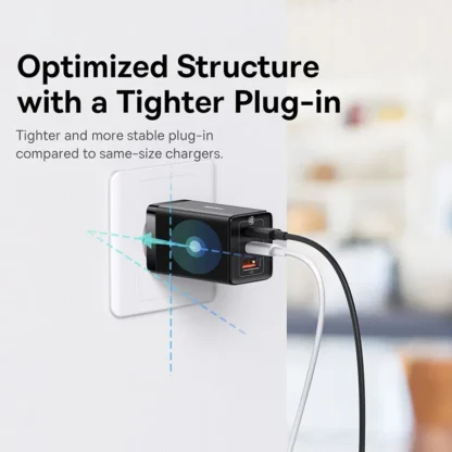 Baseus 65W GaN Charger Quick Charge 4.0 3.0 Type C PD USB Charger Portable QC4.0 3.0 Fast Charger For Laptop IPhone14 13 - Image 6