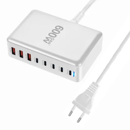 600W GaN Charger PD3.1 USB C Fast Desktop 8-port Type C PD Charger Fast Charge 3.0 USB Fast Charger for iPhone16 15 Samsung - Image 11
