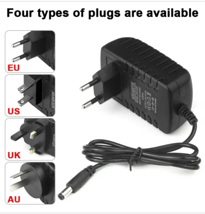 DC12V 24V Universal Power Supply Adapter AC110-240V 1A/2A/3A/5A/6A/8A/10A with EU/US/AU/UK Plugs for LED Strip Light Converter - Image 15