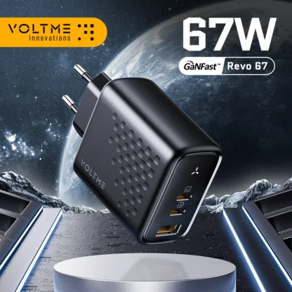 VOLTME USB Charger 67W GaN Charger For Macbook Tablet Fast Charging For iPhone Xiaomi USB Type C PD Charge For iPhone 13 12 11