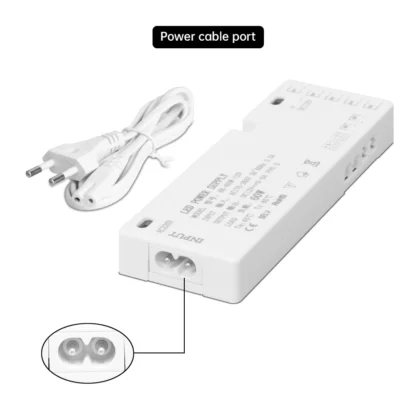 24W-200W LED Cabinet Light Transformer Power Supply AC220V to DC12V/24V with 7/9/10x DuPont Ports for Integrated Lighting - Image 5