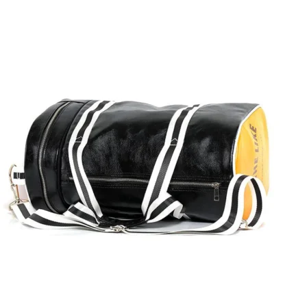 Large Leather Travel Handbag Men Fashion PU Luggage Pack Bag Letters Flight Carry On Business Trip Tote Overnight Shoes Duffle - Image 3