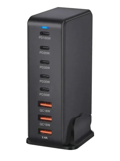 268W/240W GAN Gallium Nitride USB TypeC Multi-port Desktop Travel Charger With Power Adapter PD Charger Office Home Charger - Image 8