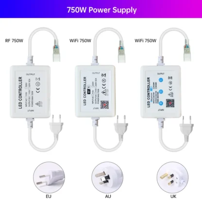 Tuya WiFi RGB Dimmer 220V 750W 1500W EU/AU/UK Power Plug RF Remote Controller for SMD2835/5050 4Pin LED Neon Strip Light - Image 26