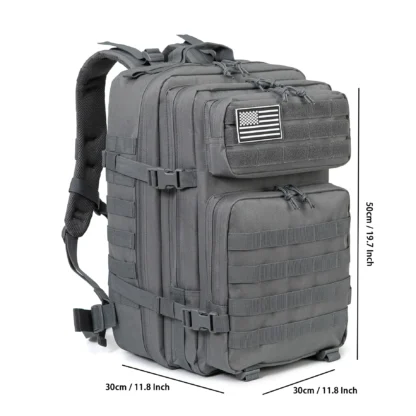 45L Tactical Backpack Molle for survival Assault Pack CCW 3 Day survival Bag Hiking Treeking Rucksack heavy duty backpack - Image 18