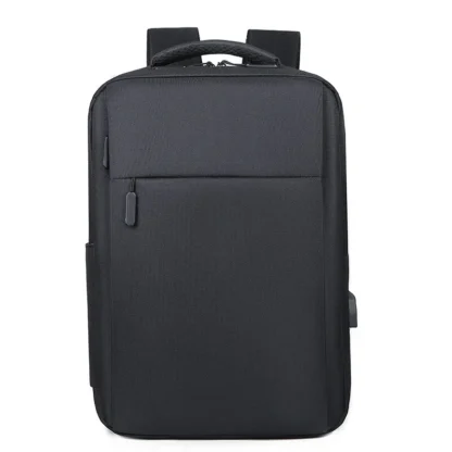 Rilibegan Laptop Men Backpack External USB Charging Travel Men Backpack Nylon School Bag Double Layer Quality Business Backpack - Image 8