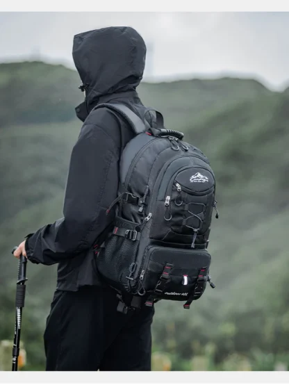 Travel backpack 40L waterproof lightweight outdoor hiking, men's and women's camping backpack - Image 21