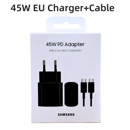 Original Samsung Charger 45W Super Fast Charge EU CERTIFIED Adapter For Galaxy Z Fold 5 4 3 Flip 5 4 3 S23 S24 Ultra S20 S22 S21 - Image 7