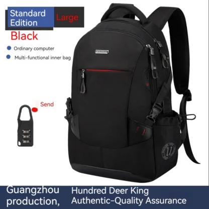 Manufacturer direct sales backpack men's computer bag lightweight business leisure travel large capacity backpack high school un - Image 33