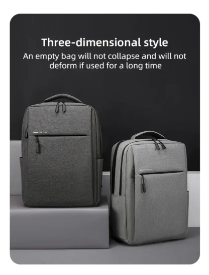 40L Laptop Backpack Durable 17 Inch for Men Women with USB Charger Port & Luggage Sleeve Sturdy College Rucksack Bag For Macbook - Image 14