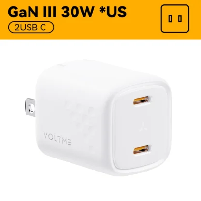 VOLTME 30W GaN Ⅲ USB charger fast charge High speed chargers type c Portable Phone charger for iphone 15 pro max xiaomi samsung - Image 14