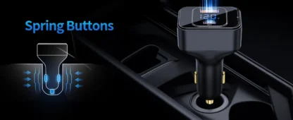 170W PD3.1 Car Charger with LED Display, USB-C Stable Fast Charging (140W+30W) for iPhone 16 Pro Max/Samsung S25 Ultra - Image 10