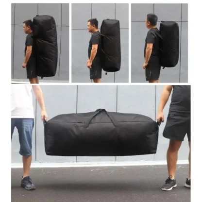 150L 100L 55L Travel Handbag Gym Bag Outdoor Men's Black Large Capacity Fitness Weekend Overnight Waterproof Sport Bags  X411D - Image 5