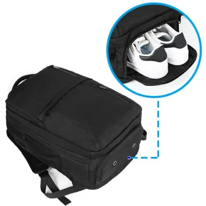 Cross border backpack, men's high-end computer bag, large capacity commuting multifunctional travel new business backpack - Image 30