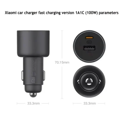 Xiaomi Car Charger 100W 90W 67W USB A Type C Dual Port Fast Charging Adapter Quick Charge Mi 15 14 13 13t 12 Pro 11 Redmi Poco - Image 38
