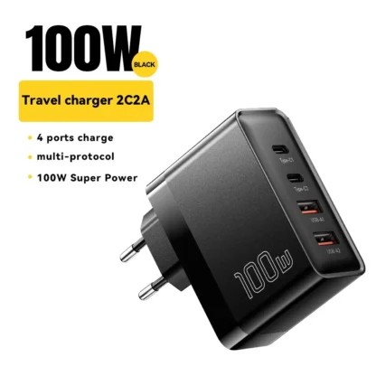 Essager 100W GaN USB Type C Caricabatterie PD QC Quick Charge 4.0 3.0 Type C Ricarica Rapida Per iPhone 14 13 12 Xiaomi Macbook - Image 9