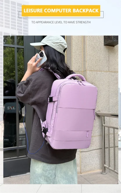 Multi functional travel bag, large capacity backpack, Male and female campus middle school high bag - Image 13
