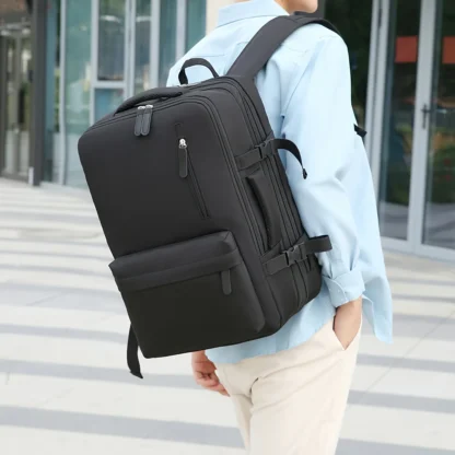Expandable Backpack Men's Large-Capacity School Bag Business Trip Portable Luggage Bag Backpack College Student Laptop Bag - Image 13
