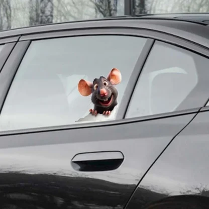 Transparent Creative Car Scratch Cover Animal Stickers Fun Decoration Transparent Vinyl Bumper Stickers for Vehicle Protection - Image 18