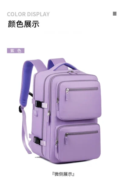 Large Travel Backpack for Women Men Cabin Bag Multifunctional Airplane Waterproof Backpack with USB Charging Anti-Theft Backpack - Image 23