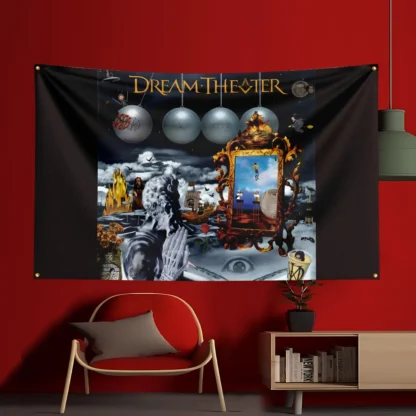 3x5 Ft Dream Theater Band Concert Flag Polyester Printed Flags Banner Tapestry for Room Garage Decor Concert Flag - Image 10