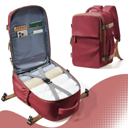 Travel Backpack Cabin Bag 40x30x20 Wizzair Carry-Ons, Aeroplane Men Women 15.6 inch Laptop Backpack, Waterproof Casual Bussiness - Image 7