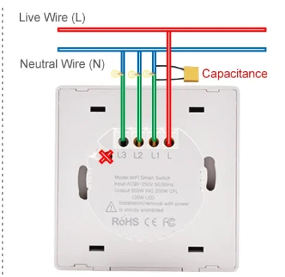ZigBee Tuya Wall Light Switch Wireless Remote Smart Home Life APP Push Button with no Neutral 2 3 Way UK EU On Off 1 2 3 Gang - Image 34