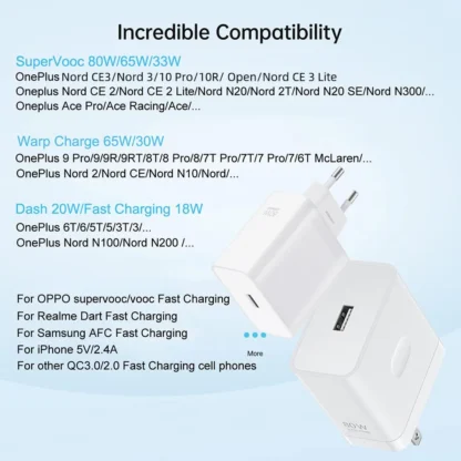 Oneplus Charger Original Supervooc 80w Type-A Adapter Super Fast Charging Cable 100w Type C One Plus 13 10 Pro 11 Nord CE 3 CE3 - Image 22