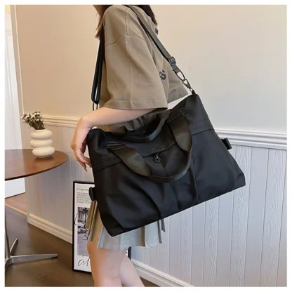 Large Capacity Oxford 2024 High Quality Travel Handbag Zipper Solid Trendy Casual Crossbody Bag Soft Versatile Popular Handbag - Image 31