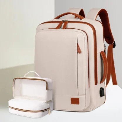 The New Unisex Backpack for Short-Distance Business Trips, Lightweight Travel Bag, Computer School Bag Storage Bag Combination - Image 6