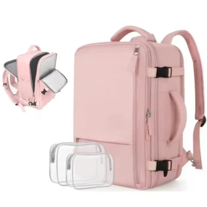 Cross border travel backpack, women's large capacity multifunctional backpack, male student backpack, travel - Image 8