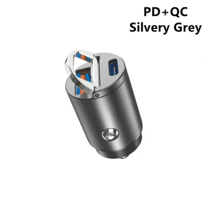 Mini Stealth Car Adapter QC 4.0 3.0 Quick Charge Type C PD Charger 30W PD+QC/PD+PD Car Charger For iPhone 12 13 Huawei Xiaomi - Image 7