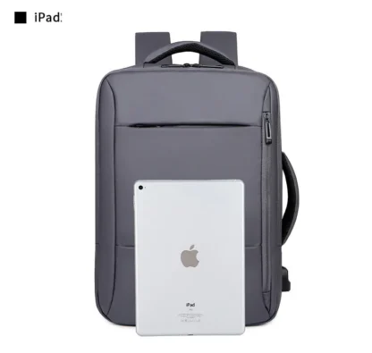 Men Large Capacity Backpack USB Charging Male Laptop Bagpack Waterproof Business Travel Back Pack Luggage Bag Mochila - Image 14