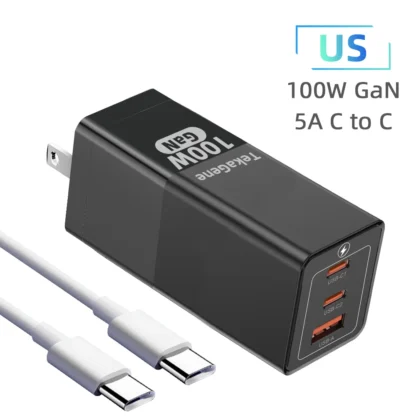 GaN Charger 100W USB Type C PD Fast Charger with Quick Charge 4.0 3.0 USB Phone Charger For MacBook Laptop Samsung Xiaomi - Image 15