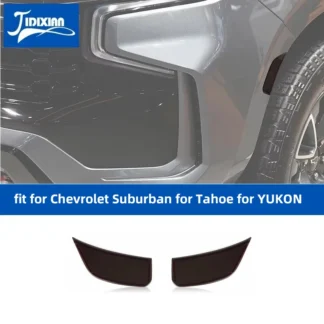 JIDIXIAN Car Front Wheel Eyebrow Light Lamp Decoration Cover for Chevrolet Suburban 2020 Up for Tahoe 2021 for GMC Yukon 2021 Up