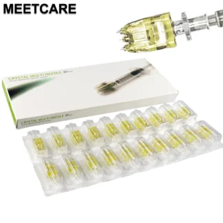 Korea 5pin Crystal Multi Needle Mesotherapy Cartridge Hand Injection Hydrating 32G 1.5 Hydra Injector Microneedle Skin Care