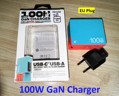 WEKOME GaN 100W Charger High Speed Fast Charging Type C Charger for Xiaomi 13 Samsung s23 ultra iPhone 15 pro max Macbook Pro - Image 16