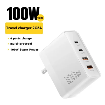 Essager 100W GaN USB Type C Caricabatterie PD QC Quick Charge 4.0 3.0 Type C Ricarica Rapida Per iPhone 14 13 12 Xiaomi Macbook - Image 8