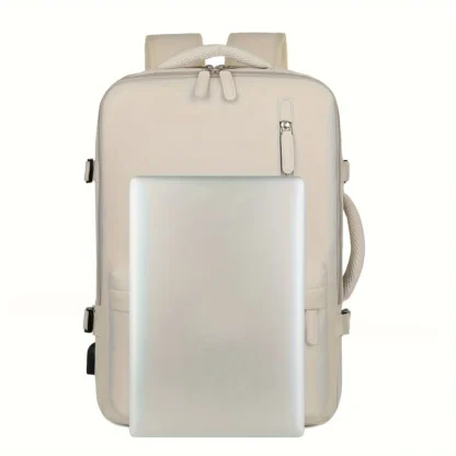 Expandable Backpack Men's Large-Capacity School Bag Business Trip Portable Luggage Bag Backpack College Student Laptop Bag - Image 12