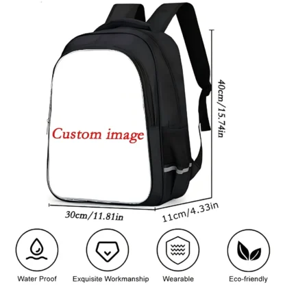 Kids GTA Student School Bookbag Set-G-Grand Theft Auto Backpack+Shoulder Bag+Pencil Case Waterproof Travel Rucksack for Boys - Image 18