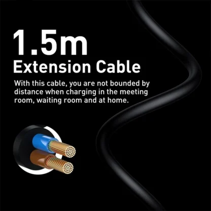 Baseus GaN3 100/ 65W Desktop Charger Quick Charge QC 3.04.0 USB C Type C Phone Charger For iPhone15 Huawei Xiaomi MacBook Laptop - Image 4