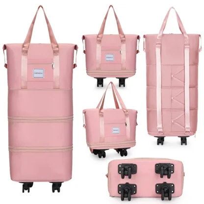 Travel bag, backpack large-capacity disassembly universal wheel storage bag, duffel bag portable multi-layer checked  with wheel - Image 8