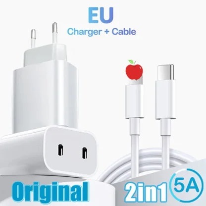 40W PD Charger Dual USB C Quick Charger QC4.0 QC3.0 PD 4.0 USB Type C Fast Charger for iPhone 15 14 13 Xiaomi Phone Wall Adapter - Image 16