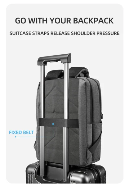 40L Laptop Backpack Durable 17 Inch for Men Women with USB Charger Port & Luggage Sleeve Sturdy College Rucksack Bag For Macbook - Image 24